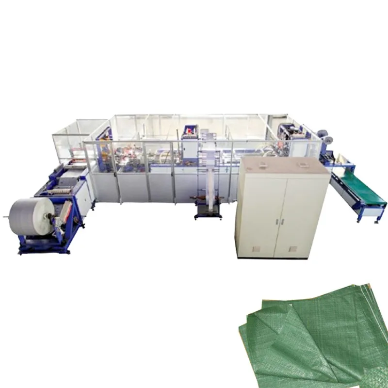 Easy To Operate Pp File Bag Making Machine Fully Auto Pp Bag Making Machine Rice Bag Cutting and Sewing Machine  Production Line