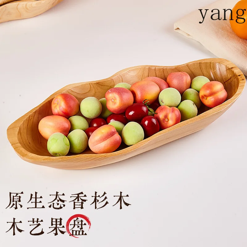 CX wooden irregular tray solid wood fruit plate fruit snacks dried fruit melon seeds household