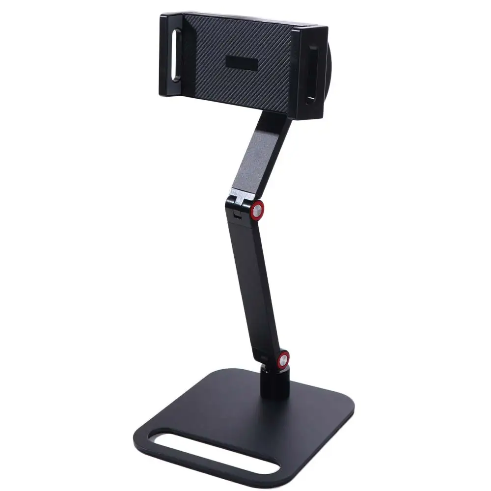 Adjustable Height Portable Monitor Holder Punch-Free Foldable Screen Holder Expandable Alloy Monitor Bracket Display Base