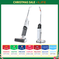 ILIFE W90 Cordless Wireless Wet Dry Smart Mop Washing , 5500Pa Suction, 1 Min Self Cleaning, Large Dual Water Tank