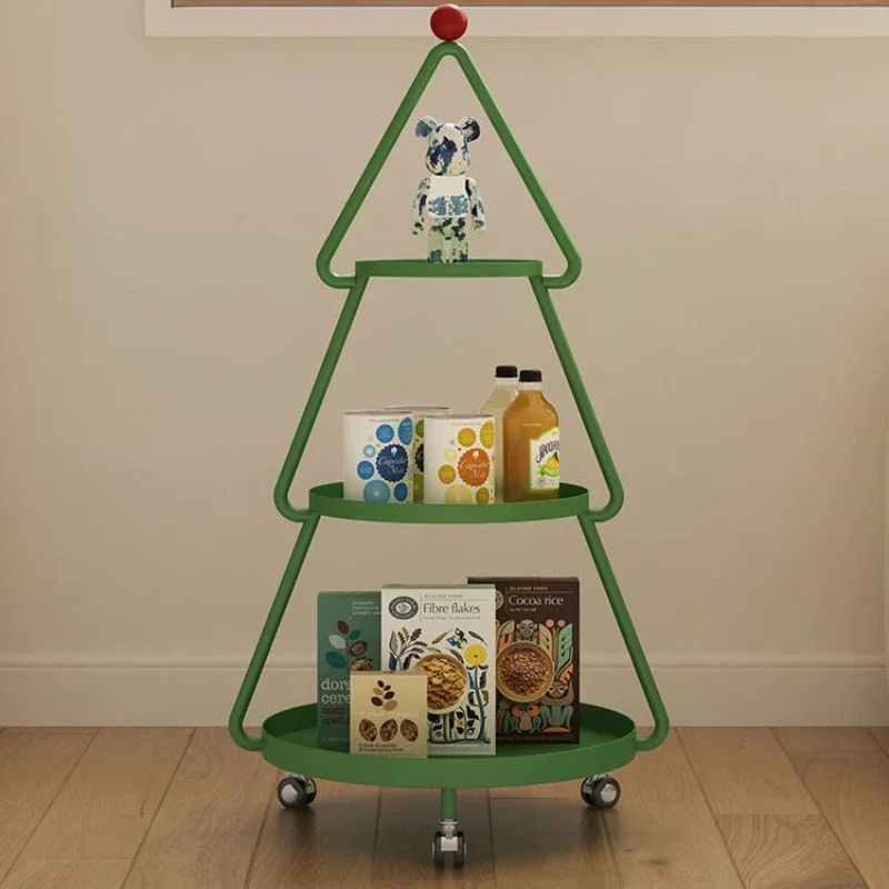 Christmas tree floor ornament removable shelf floor multi-layer shelf