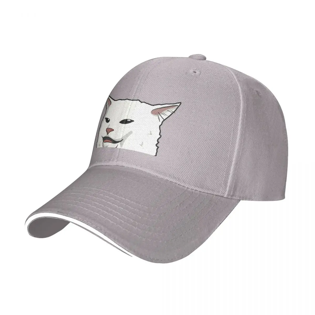 

Smudge the cat meme Cap Baseball Cap Sun cap Hat girl Men's