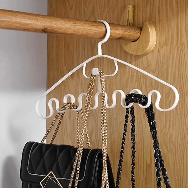 

Waves Hangers Support Drying Rack Multifunctional Plastic Clothes Rack Tie Hanger Hanger Belt Storage Bedroom Closets Organizers