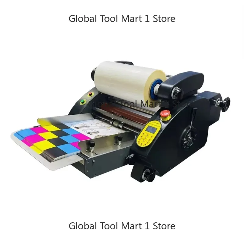 Professional DSG-380A Fully Automatic Laminator | A3/A4 Auto Feeding/Cutting Bopp Film