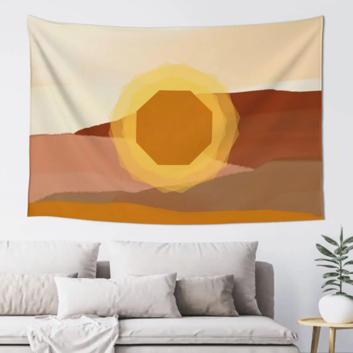 

Painted Desert Hills Tapestry Aesthetic Room Decor Room Decoration Korean Style Hanging Wall Cute Room Decor Tapestry