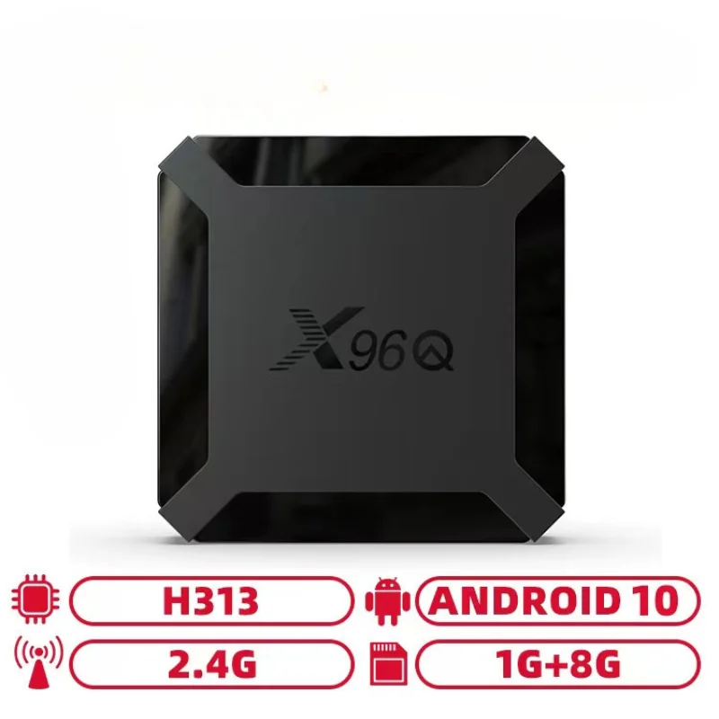 TV BOX Smart Set Top Box Core Quad Core Player X96Q Smart TV Box 4k Set Top Box 2.4G Android 10 Wifi Allwinner H313 Smart tv