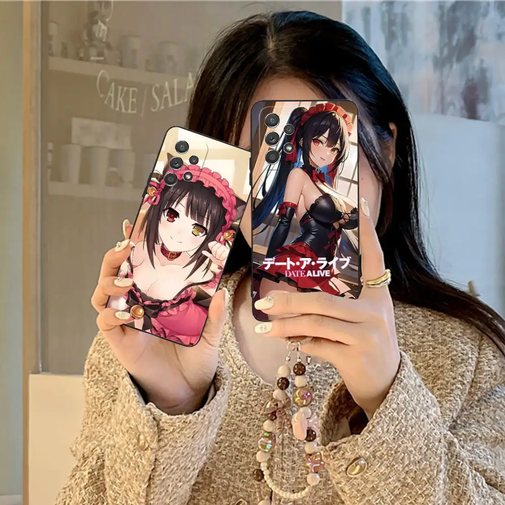 تاريخ لايف كورومي توكيساكي قضية الهاتف لسامسونج غالاكسي M55 54 42 35 34 33 32 23 22 15 14 13 12 F55 5G غطاء اللون جميل