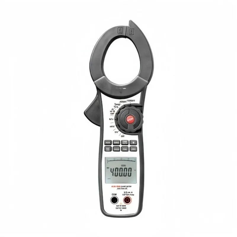 AC/DC True RMS Clamp Meter Digital Clamp Meter 1500A Clamp Ammeter