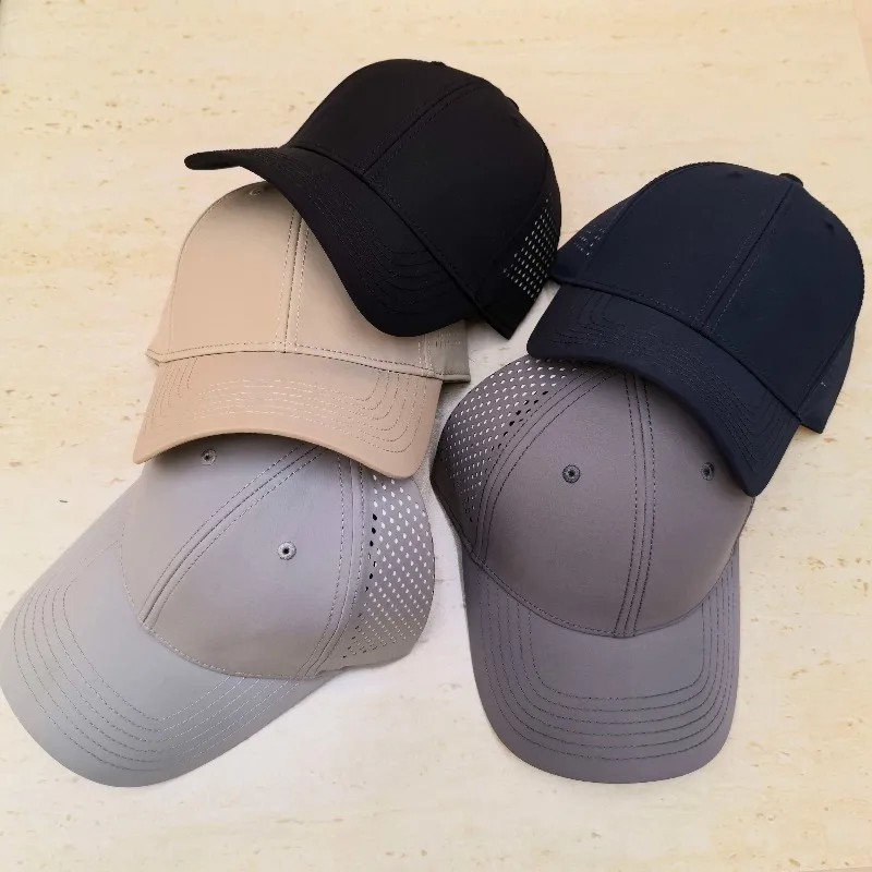 New Light weight Hiking Sun Cap for Men and Women Quick-Dry Laser-Punched Breathable Hat Outdoor Baseball Cap