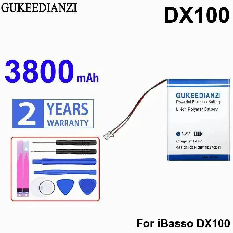 

Battery Long Lasting 3800Mah For Ibasso DX100 Player MP3 MP4