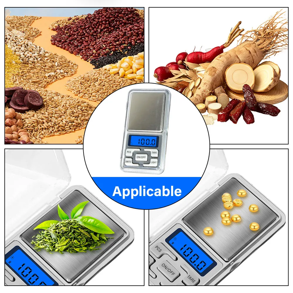 Mini High Precision Scale Electronic Weight Scale Digital Balance Scale Pocket Jewelry Diamond weighing scales For Kitchen