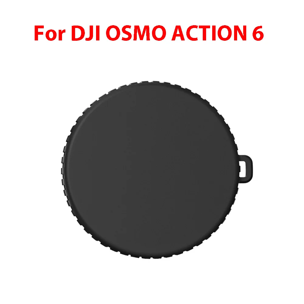 

For DJI OSMO ACTION 6 Silicone Lens Cover Dustproof Scratch-Resistant Protector Action Camera Accessories