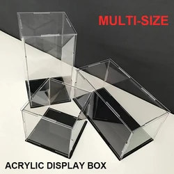 Acrylic Display Box Case Countertop Showcase Protection Dustproof Clear For Toy Car Trucks Model Action Figures Collectibles