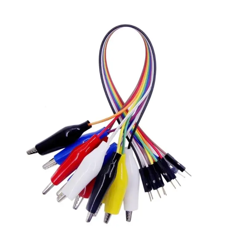 R53C 2 Pack Convenient Quick Disconnects Jumper Cables Featuring Color Coded Design for Simple Circuit Testing