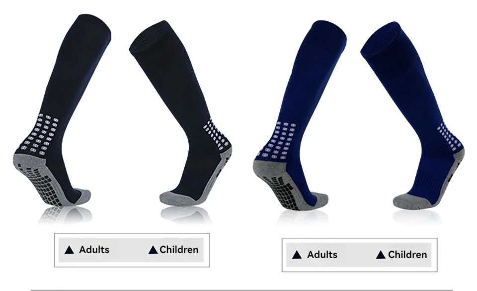 Loogdeel 1 Paar 26-45 Kinder-Fußball-Kompressions-Sportsocken, dehnbare kniehohe Röhrensocken, Herren, Damen, Teenager, Fußball-Sportsocken – Detail 19