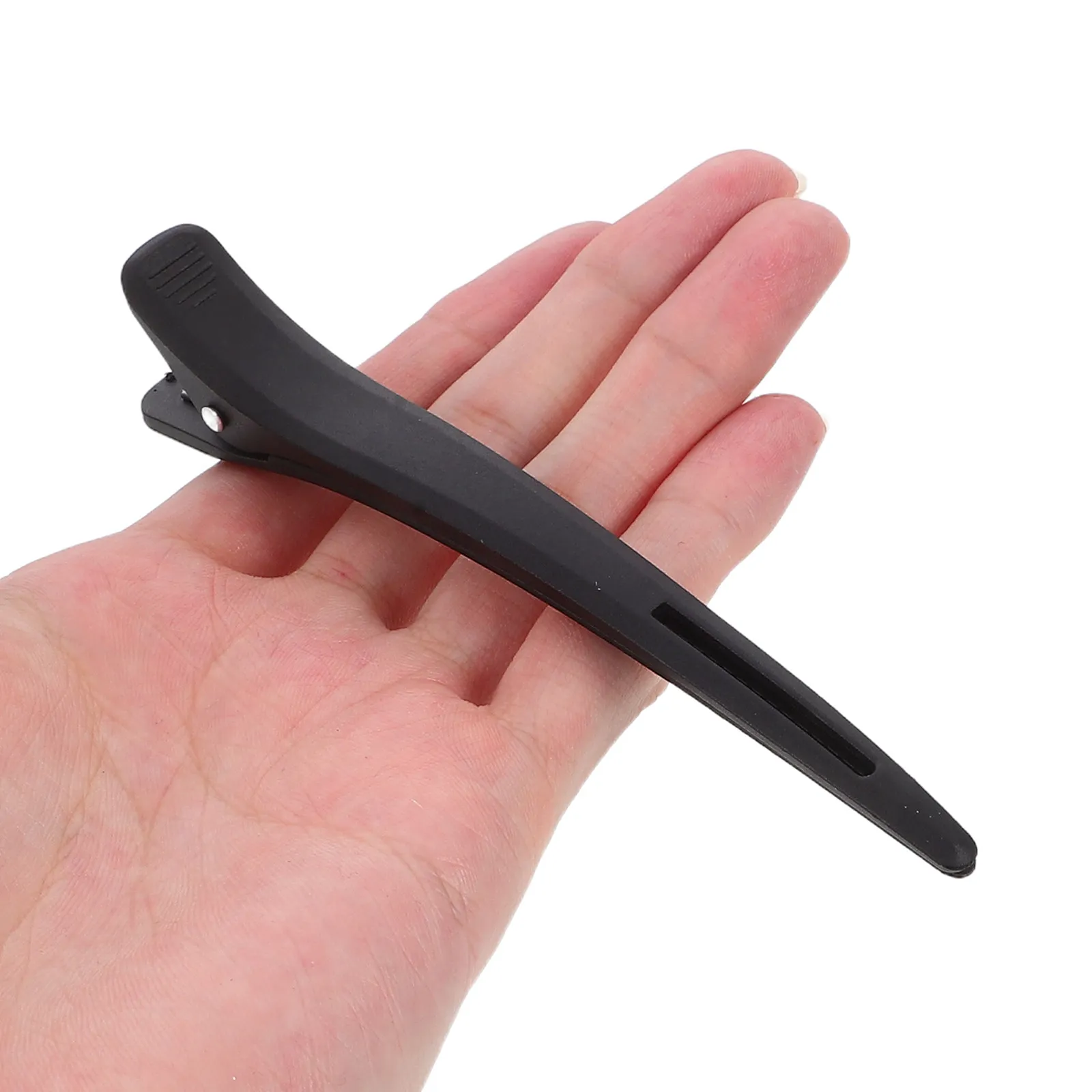 

Набор из 6 заколок-уточек для парикмахерских работ, гладкие пластиковые зажимы для стрижки волос, инструменты для домашнего и салонного использования, аксессуары для разделения прядей