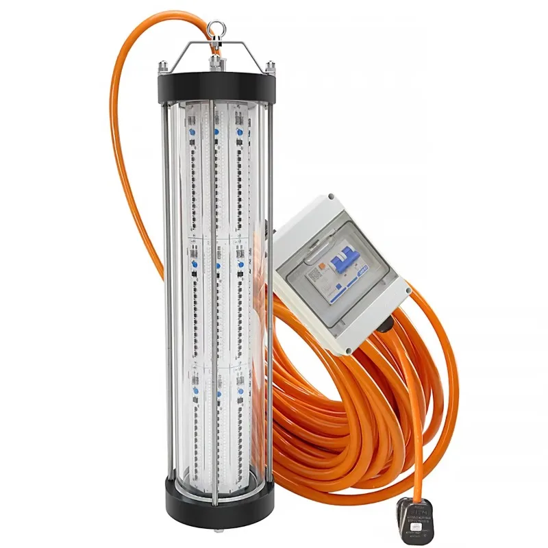 

3000W Underwater Led Fishing Lamp Use It in Fishing Farms IP68 Waterproof Farmed Salmon with Dimmer Green Fish Light