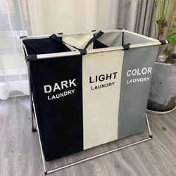 Household foldable storage large dirty clothes basket