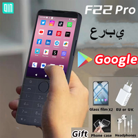 Arabic هاتف Qin F22 Pro الذكي الجديد بشاشة تعمل باللمس وواي فاي و5G وذاكرة 3.5 بوصة وذاكرة 4 جيجابايت وذاكرة 64 جيجابايت، إضافة