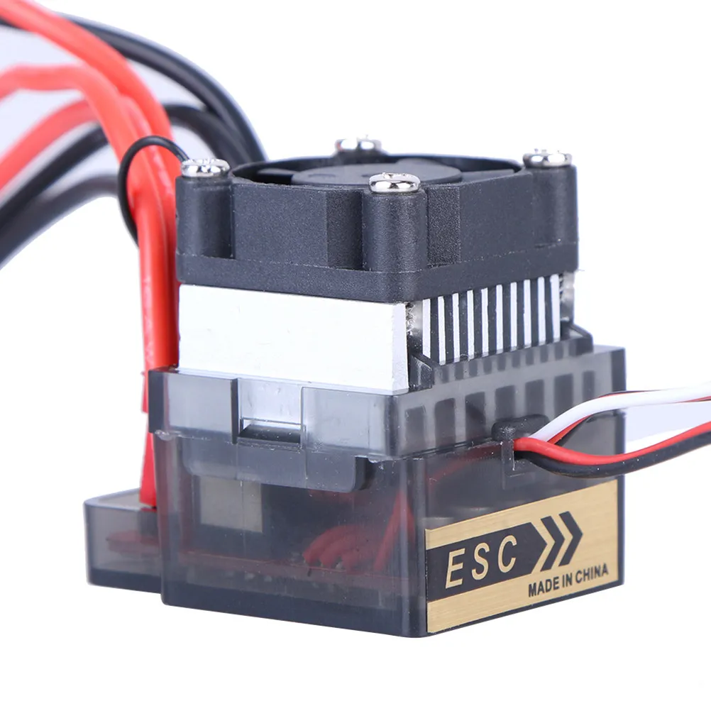 

320A Waterproof Brushed Controller Compact Body High Frequency Drive System Low Voltage Overheat Throttle Protection Rc Car