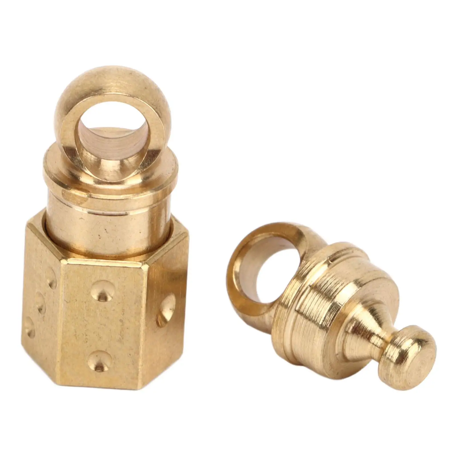 Brass Quick Release Keychain Rings - Detachable Universal Joint for Outdoor & for daily Use