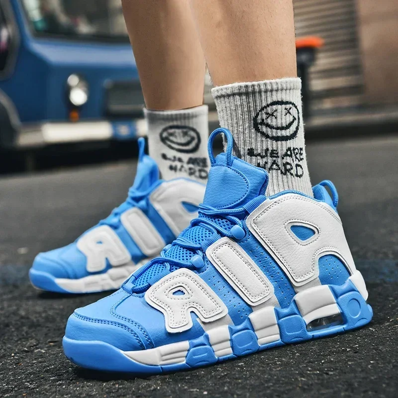 Men Basketball Shoes Casual Sneakers Air Tennis Male Student Teens Light Breathable Running Lovers Travel Sapato Masculino