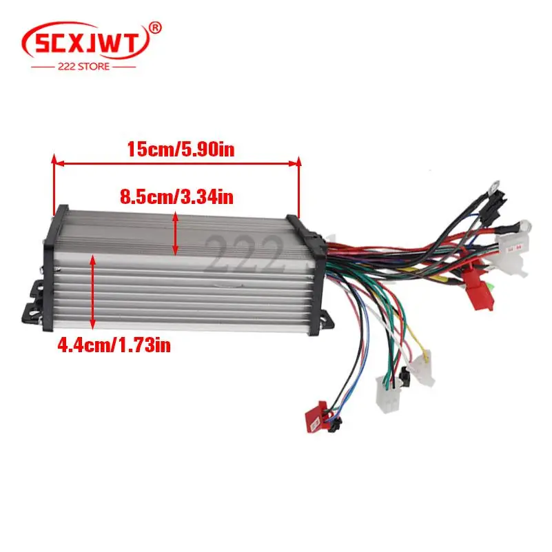 Sterownik bezszczotkowy DC 500W 750W 48V/60V do BM1418ZXF BM1418HQF, zestaw do konwersji silnika BLDC w elektryczny trójkołowiec/rickshaw.