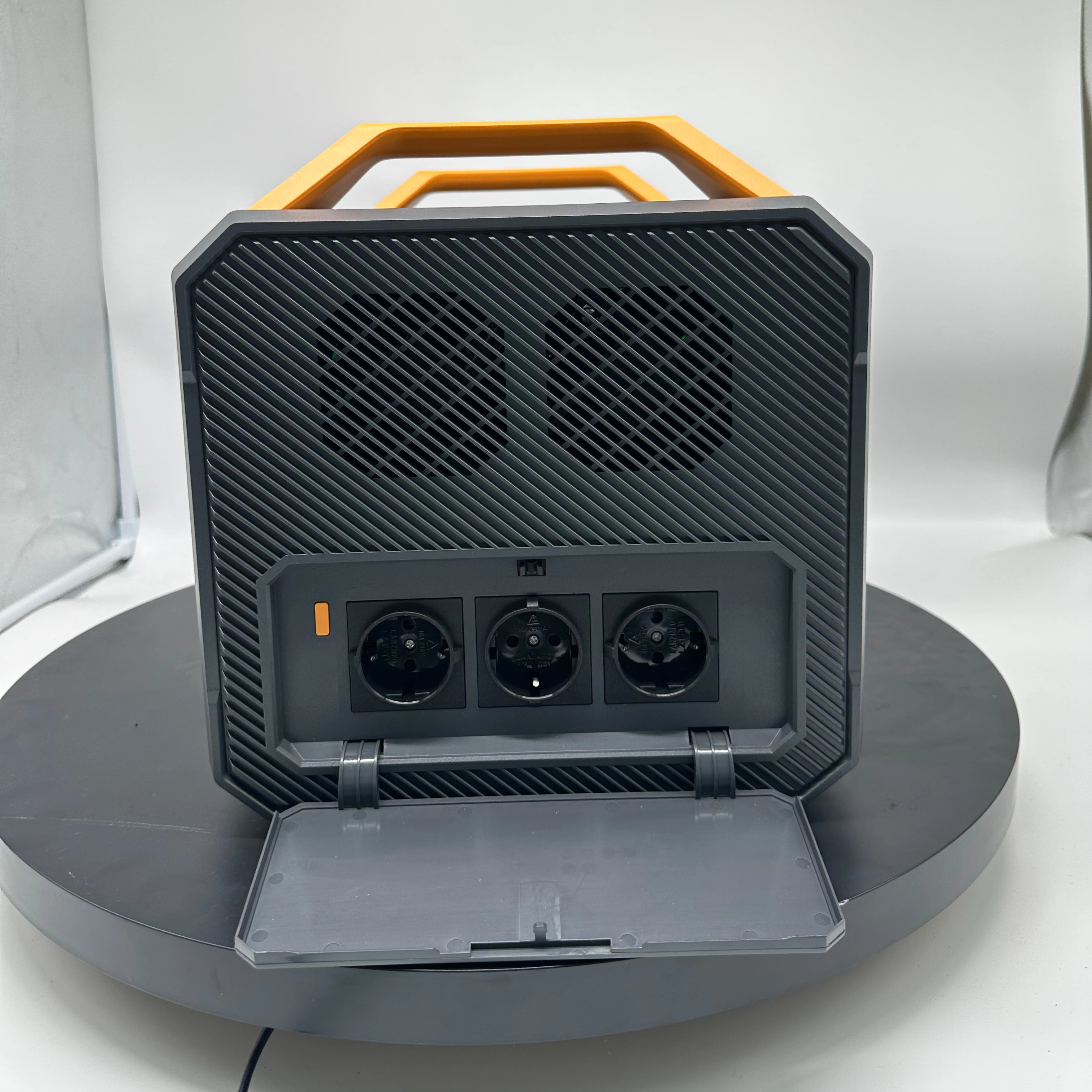 Portable 2200-watt AC output power station with Type-C PD energy storage system and solar generator