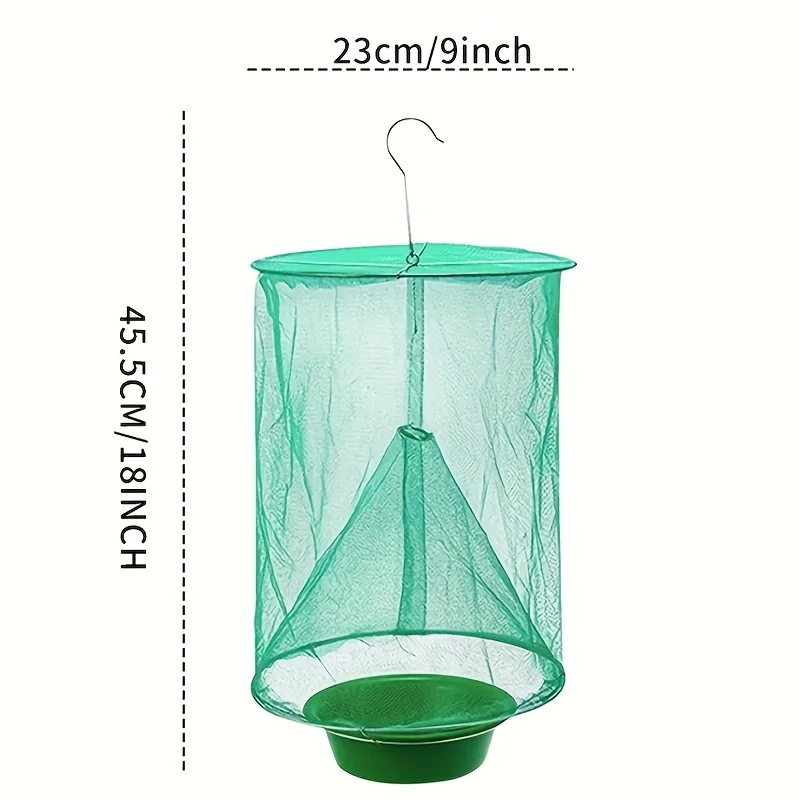 4 Pcs Outdoor Fly Catcher for Pastures, Suitable for Indoor or Outdoor Use on Farms, in Parks, Stables and Gardens;