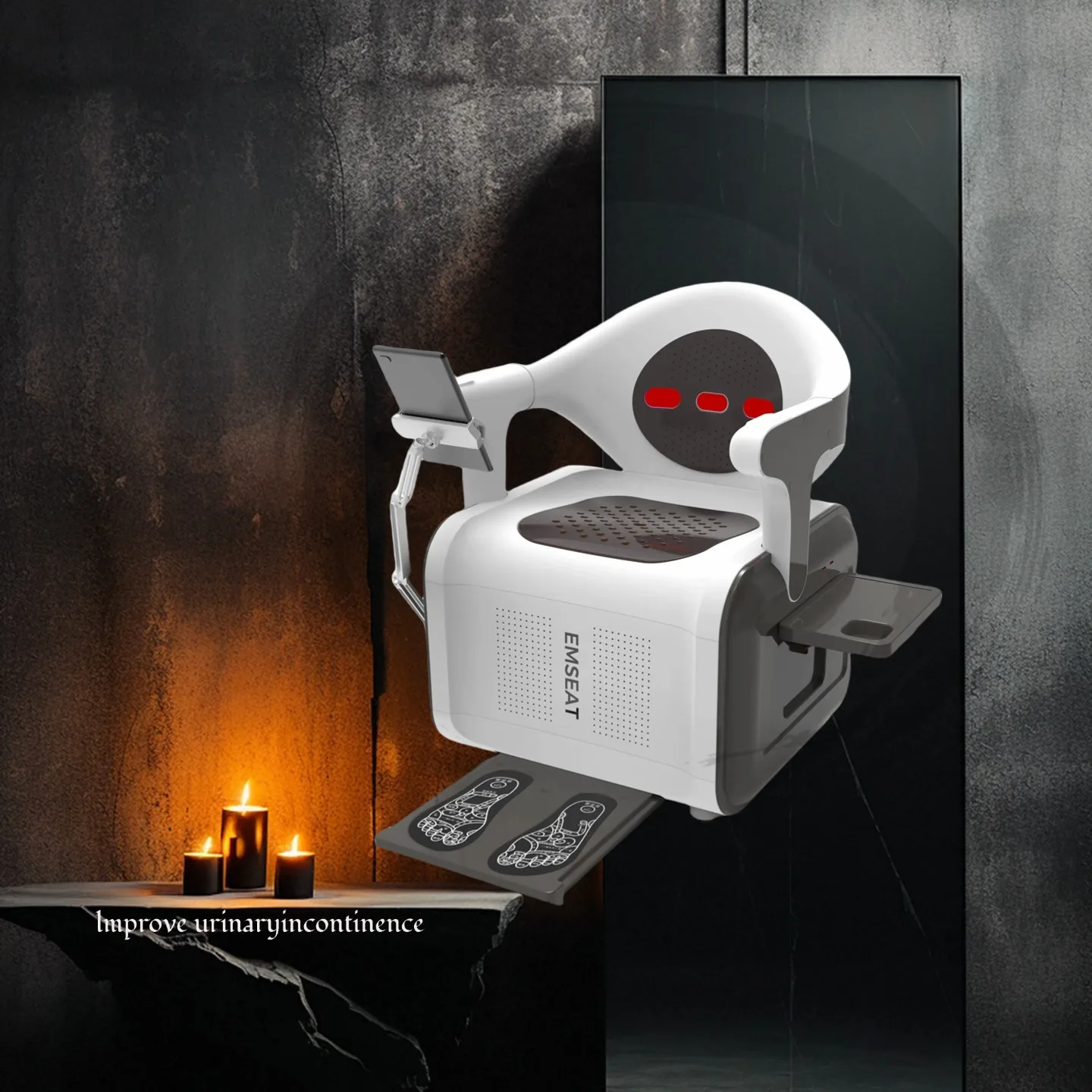 EMS العلاج الكهرومغناطيسي غير الغازية كرسي إصلاح البول بعد الولادة ممتاز ملهم لتدريب العضلات الأرداف