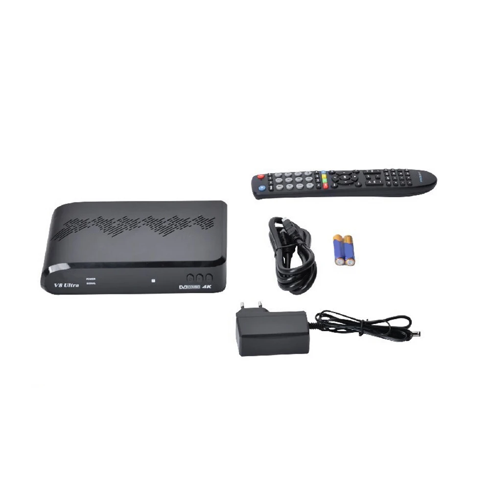 

【HOT-PRICE!】EU PLUG Wifi 1080P HD Decoder V8 Ultra 4K Satellite Receiver DVB-S2X/S2/S+ DVB-T2/T+ C+ ISDBT+ ATS-C