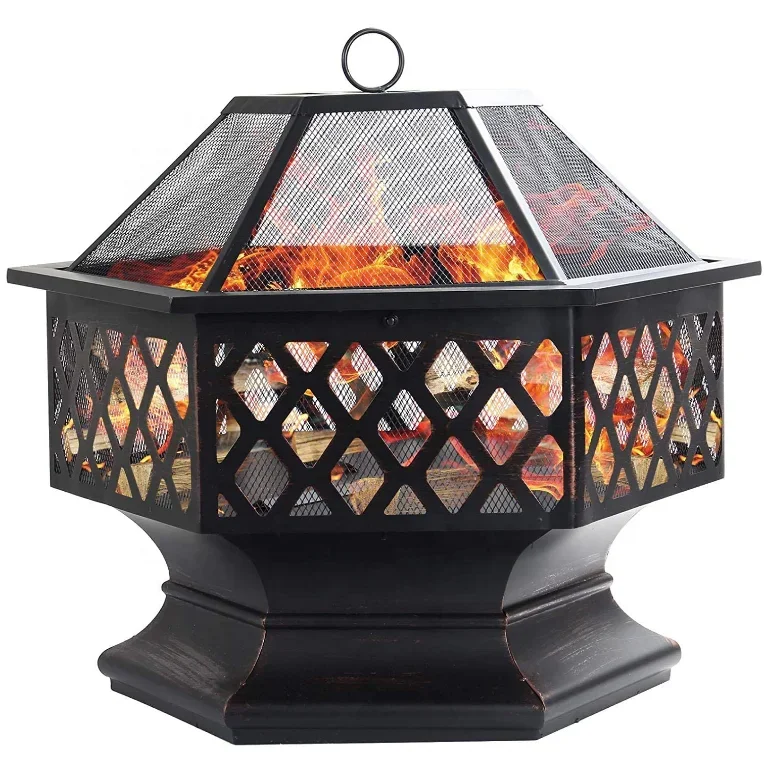 

Wood Burning Patio & Outdoor Fireplaces Metal Outdoor Fire Pit Backyard Firepit For Outside