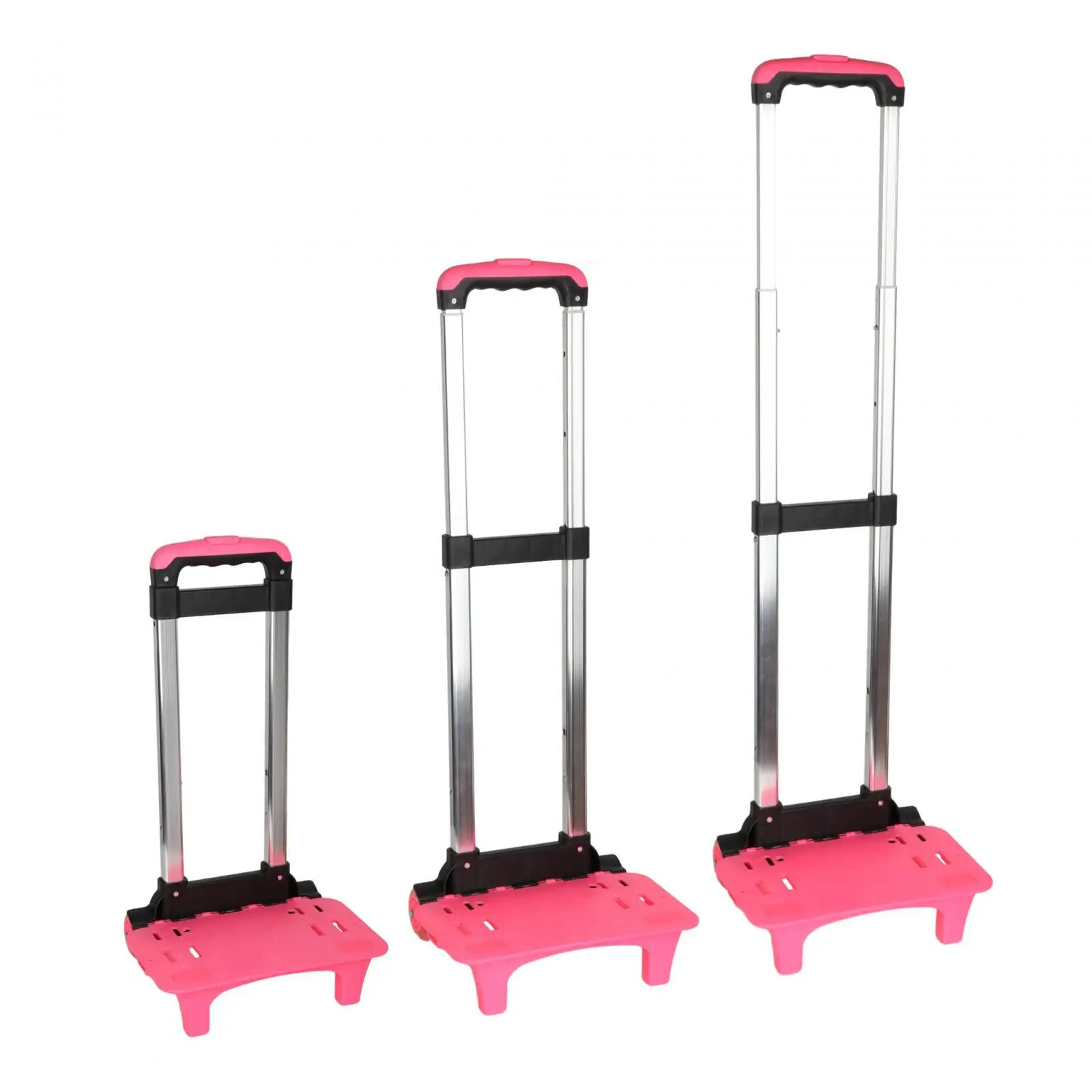 Backpack Hand Truck Backpack Trolley Foldable Telescopic Rod,2 Wheels Pink Folding Trolley Cart Wheeled Hand Trolley for Kids view 4