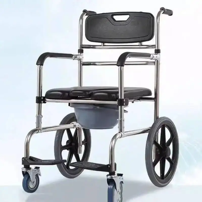 Elderly Toilet Bathroom Chair Step Wheels Disabled Children Baby Bathroom Chair Foot Metal Nordic Cabeceros Bathroom Furniture