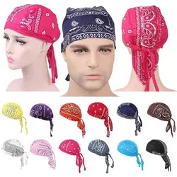 Adult Men Paisley Print Motorcycle Wrap Biker Hat Bandana Headscarf Skull Cap Hat Bandana Headscarf Skull Cap Hat Bandana