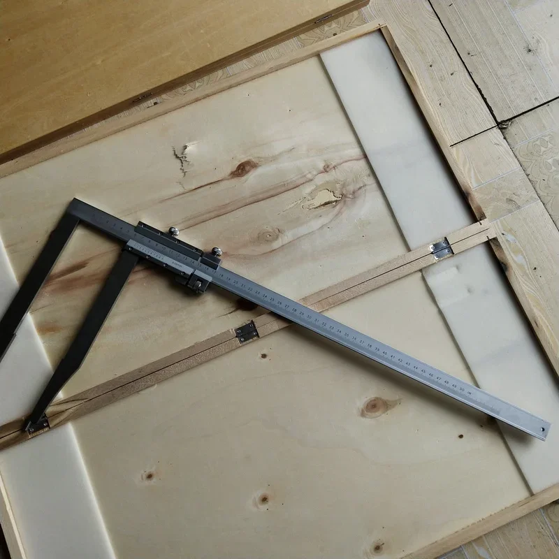 High quality 0-500mm steel vernier caliper with 250mm down jaw
