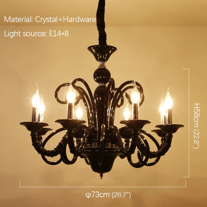 FAIRY European  Pendent Lamp  Candle Lamp Luxury Art Living Room Restaurant BedroomVilla Hotel KTV Chandelier