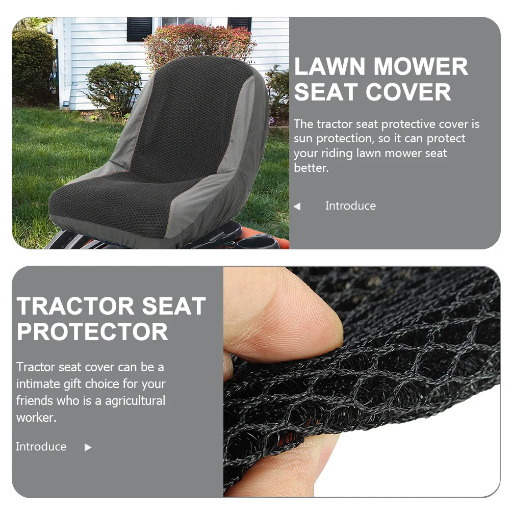 Riding Mower Seat Cover Lawn Tractor Cover Sturdy Lightweight Easy Carry Store Agricultural Worker Gift Tractor Seat Protector
