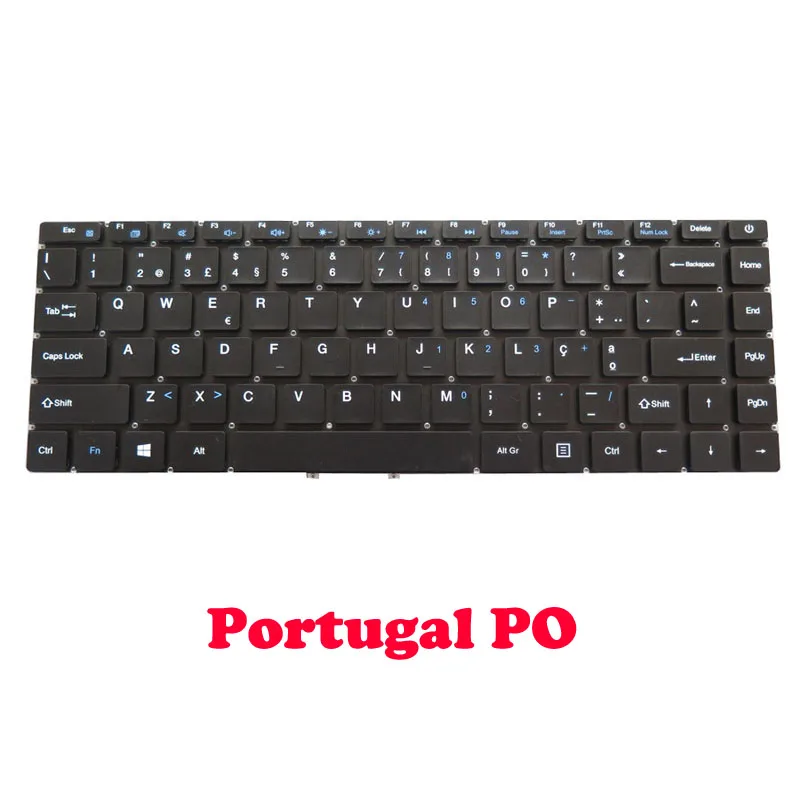 Laptop Keyboard For INSYS GW1-W148 Portugal PO Black No Frame New