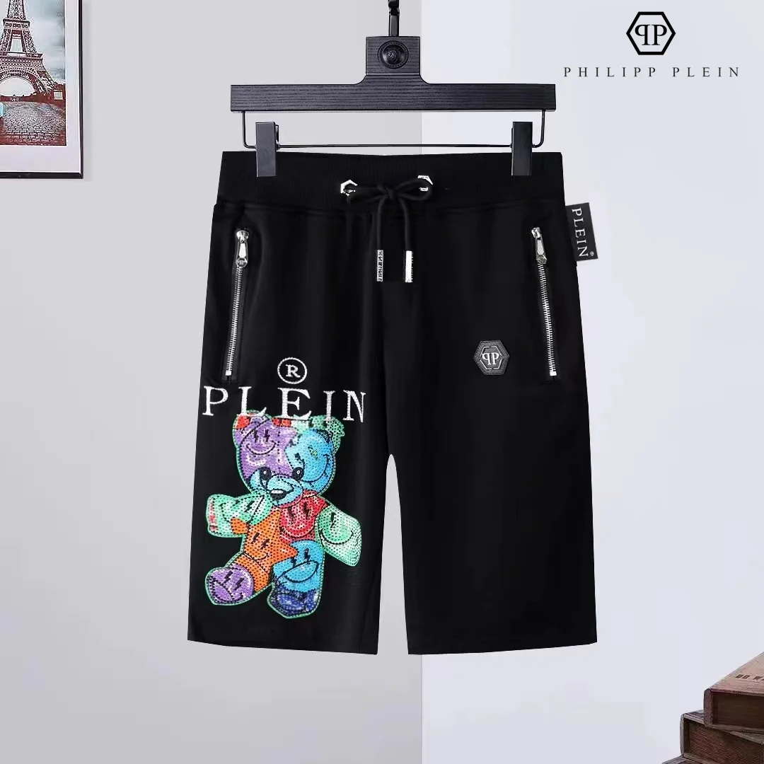 Philip Plein 2024 New Trend Personality Classic Retro Fashion Sports Spring Summer Men's and Women's Shorts Men's and Women's Casual Outdoor Party Beach