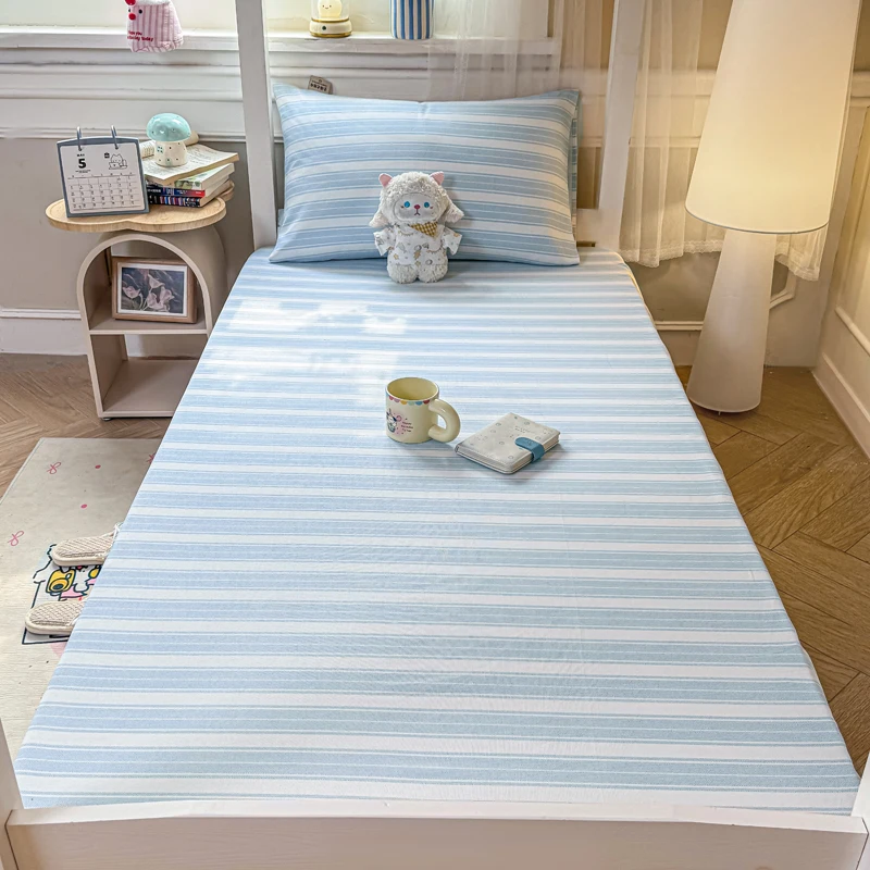 Gestreept, getextureerd 100% k - Fitted Bed Sheets Deep Pocket recensie en prijs