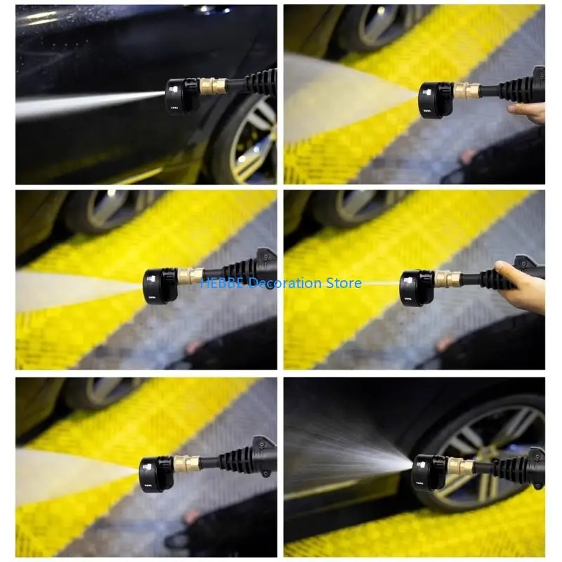 B0KC Universal Wash Car Pressure Washer Nozzle Multi-Functional Garden Accessories