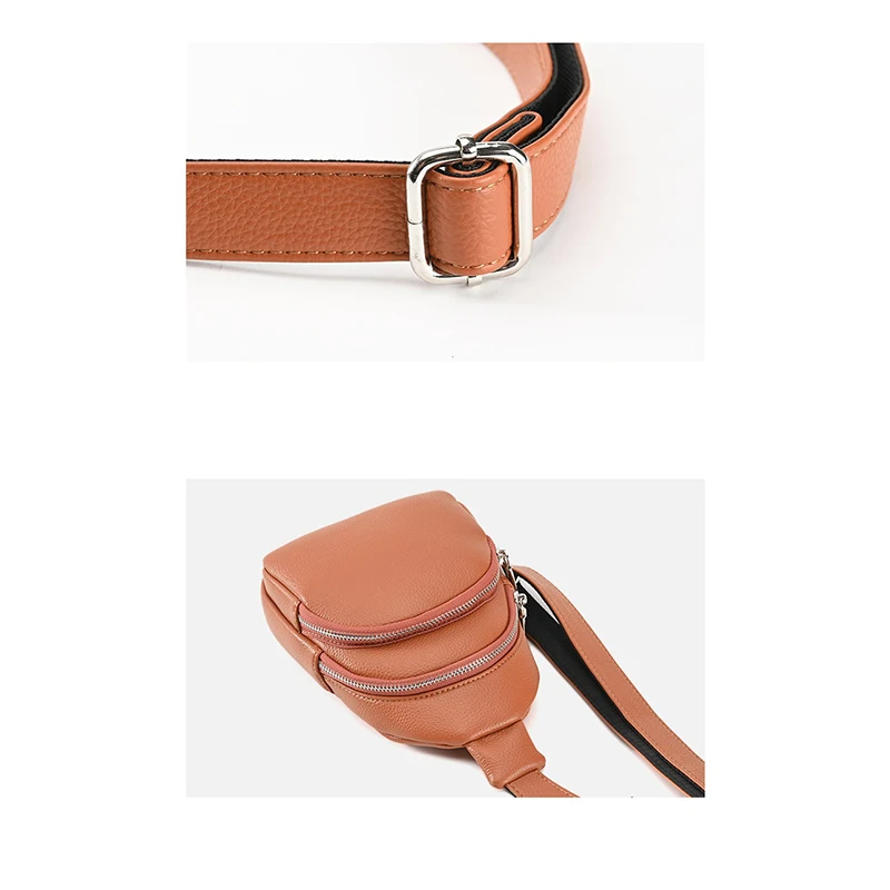 حقيبة صدر متعددة الوظائف للنساء ، حقيبة خصر عصرية ، حقيبة كروس بودي شائعة ، حقيبة كتف ، طراز رياضي غير رسمي ، موضة جديدة ، sim ،