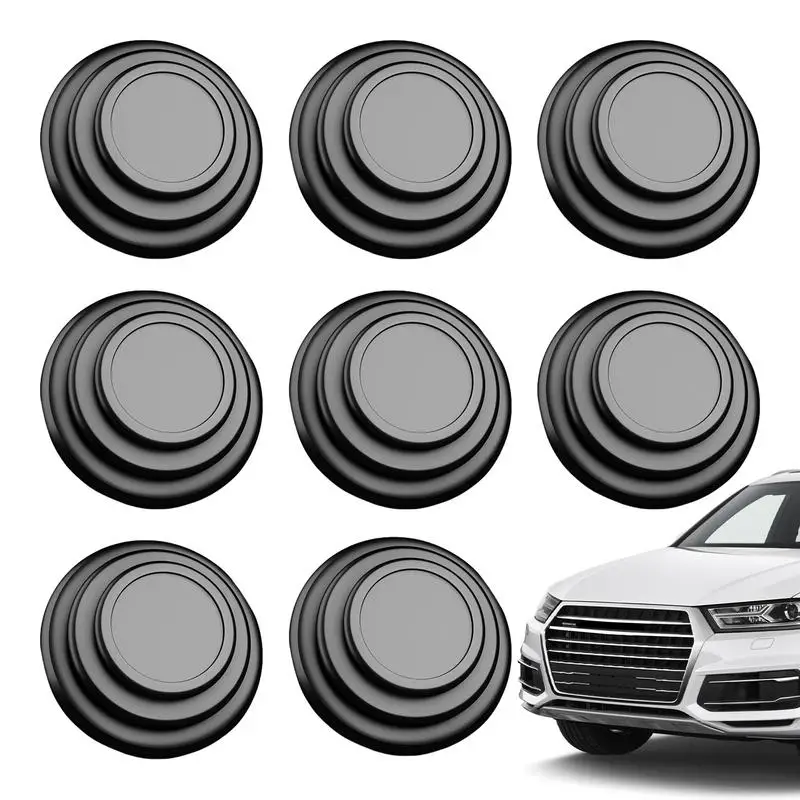 Car Door Shock Absorber Pads 8X Car Door Close Cushion Soundproof Stickers Silicone Door Edge Guard Bumper Cushion For Most Cars