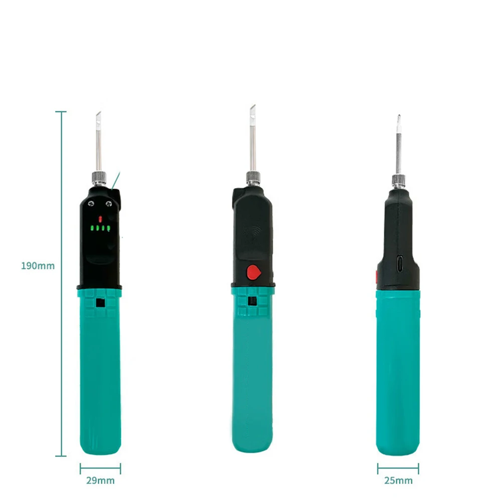 Wireless 12W Soldering Iron Touch Controlled LED Illumination 500C Stable Temp for Home Workshop and Field Tasks