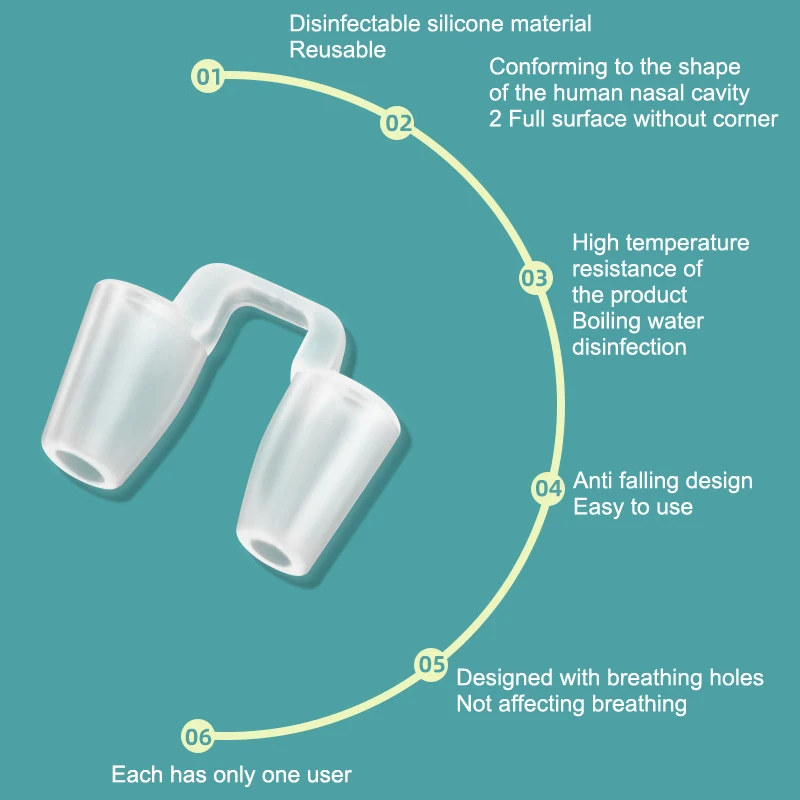 Soporte de fosa nasal de rinoplastia postoperatoria, moldeador de silicona, fijador de corrección de nariz torcida, Clip de Nariz de Gel de sílice, herramienta de belleza