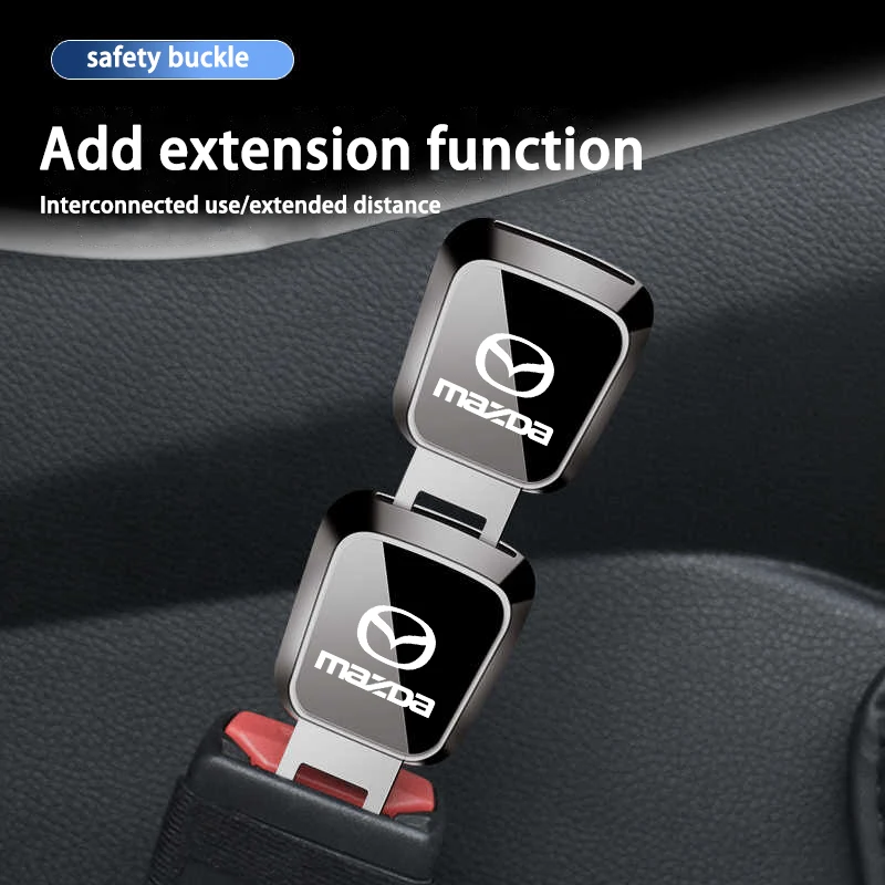 

Car Seat Belt Accessories Extender Clasp Insert Plug Clip For Mazda 3 6 CX5 2 CX3 CX9 MX5 RX8 Axela Demio Atenza MS GJI GH BK MP