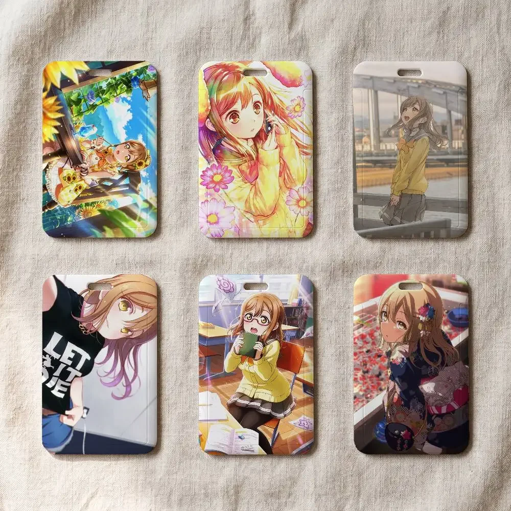 Cartoon Hanamaru Kunikida  Fashion ID Card Holder Business Work Card Sleeve Protector