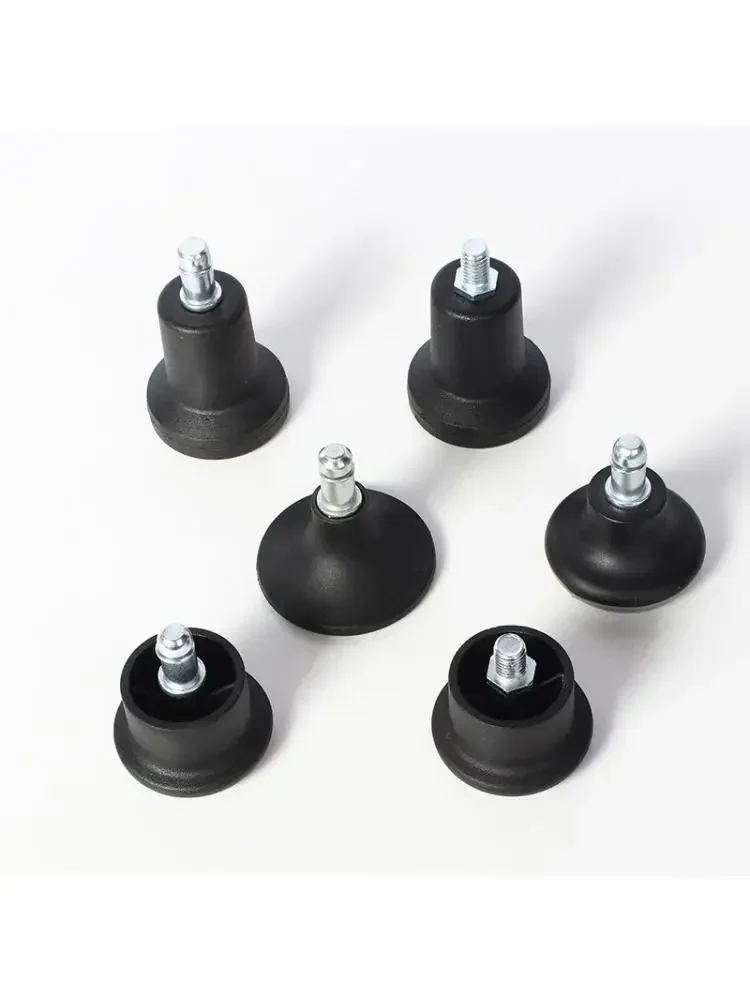5 Pcs Circlip/Screw Lengthen Fixed Caster Non Rotating Office Computer Chair Flat Universal Thickened Durable Pulley