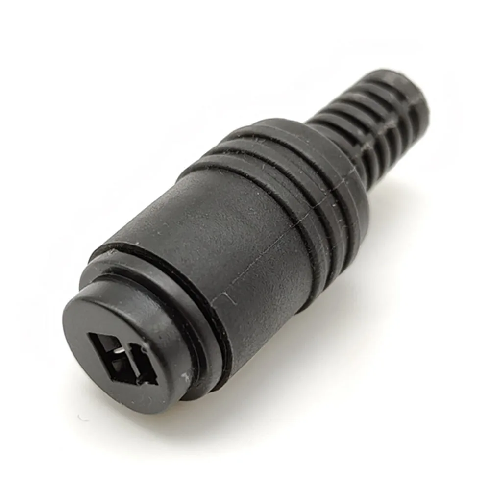 1pc 2 Pin Black DIN Plug Speaker And HiFi Connector Screw Terminals Connector Power Signal Plug Socket Adapters